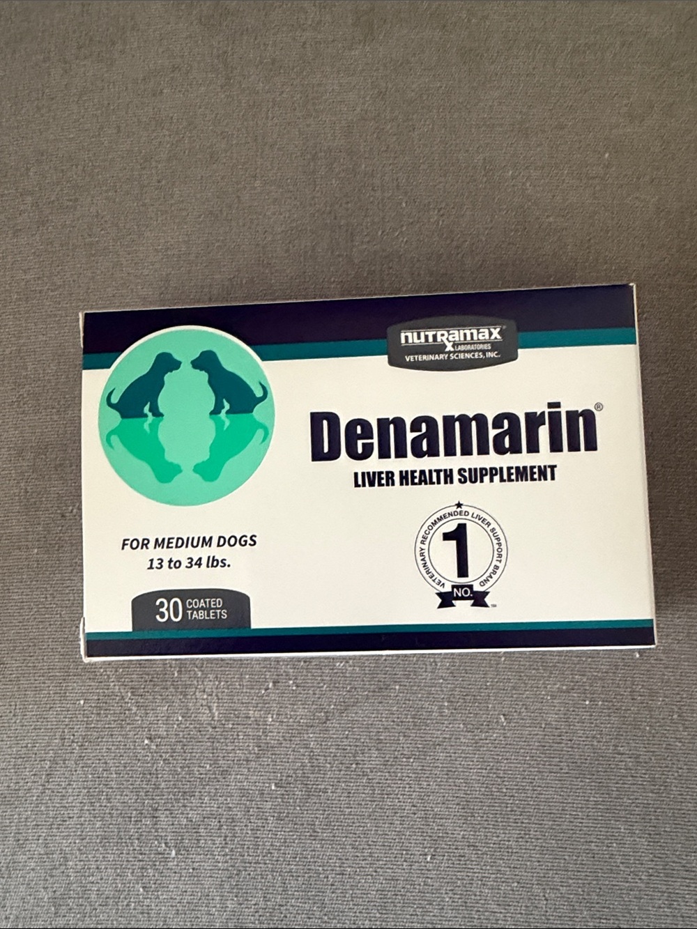 Nutramax Denamarin liver health supplement for medium dogs- NWT
